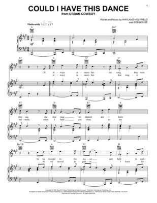 could i have this dance sheet music